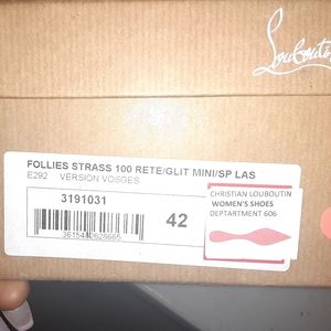 Christian Louboutin 10.5 inch heels